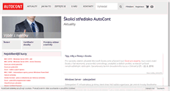Desktop Screenshot of edu.autocont.cz